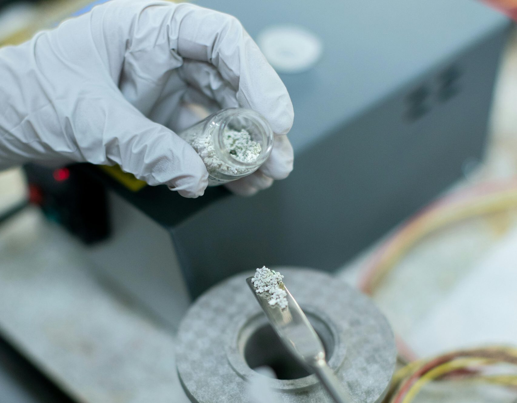 Chemical Engineer Working in Laboratory